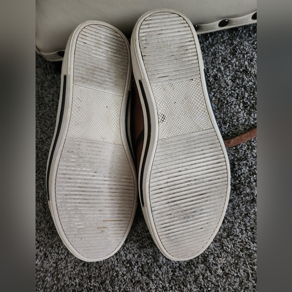 KENNETH COLE REACTION Brown Leather and Textile  Lace up Shoe - Picture 4 of 4